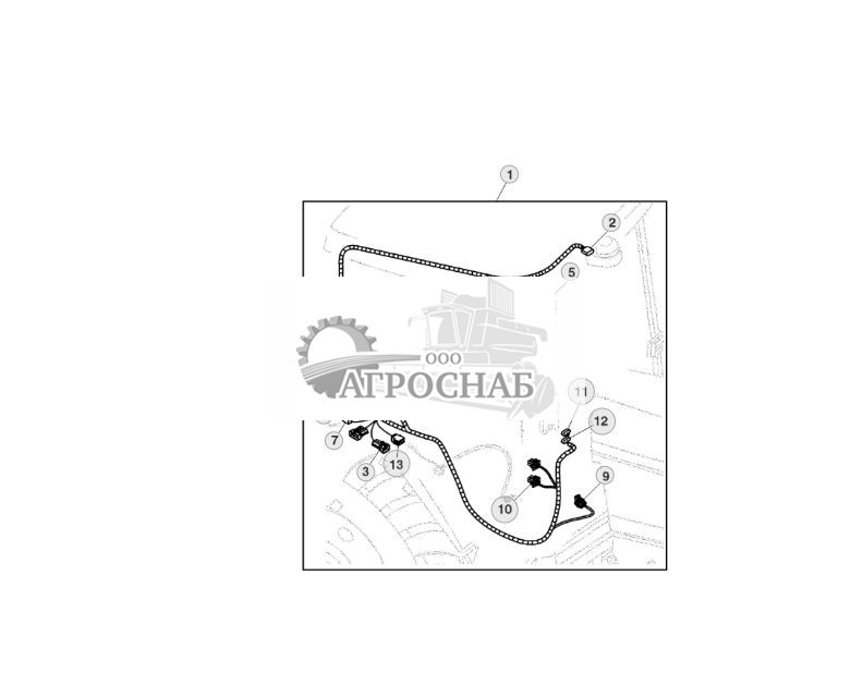 Жгут проводов, кабина, GreenStar™ - ST121697 394.jpg